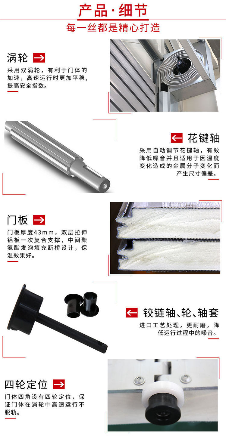 硬質快速卷簾門-渦輪-花鍵軸 硬質快速卷簾門-渦輪-花鍵軸